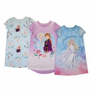 Disney Frozen Kids' Nightgown 3-pack